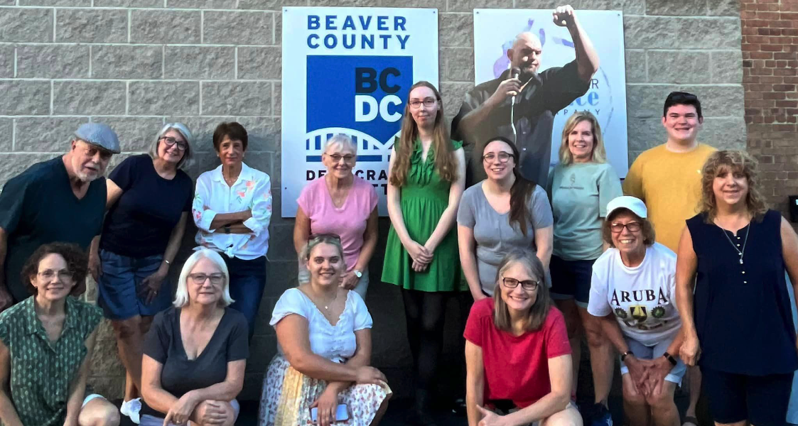 Beaver County Democrats with Flat Fetterman